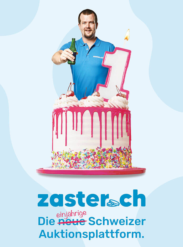 Zaster.ch Geburtstagstorte