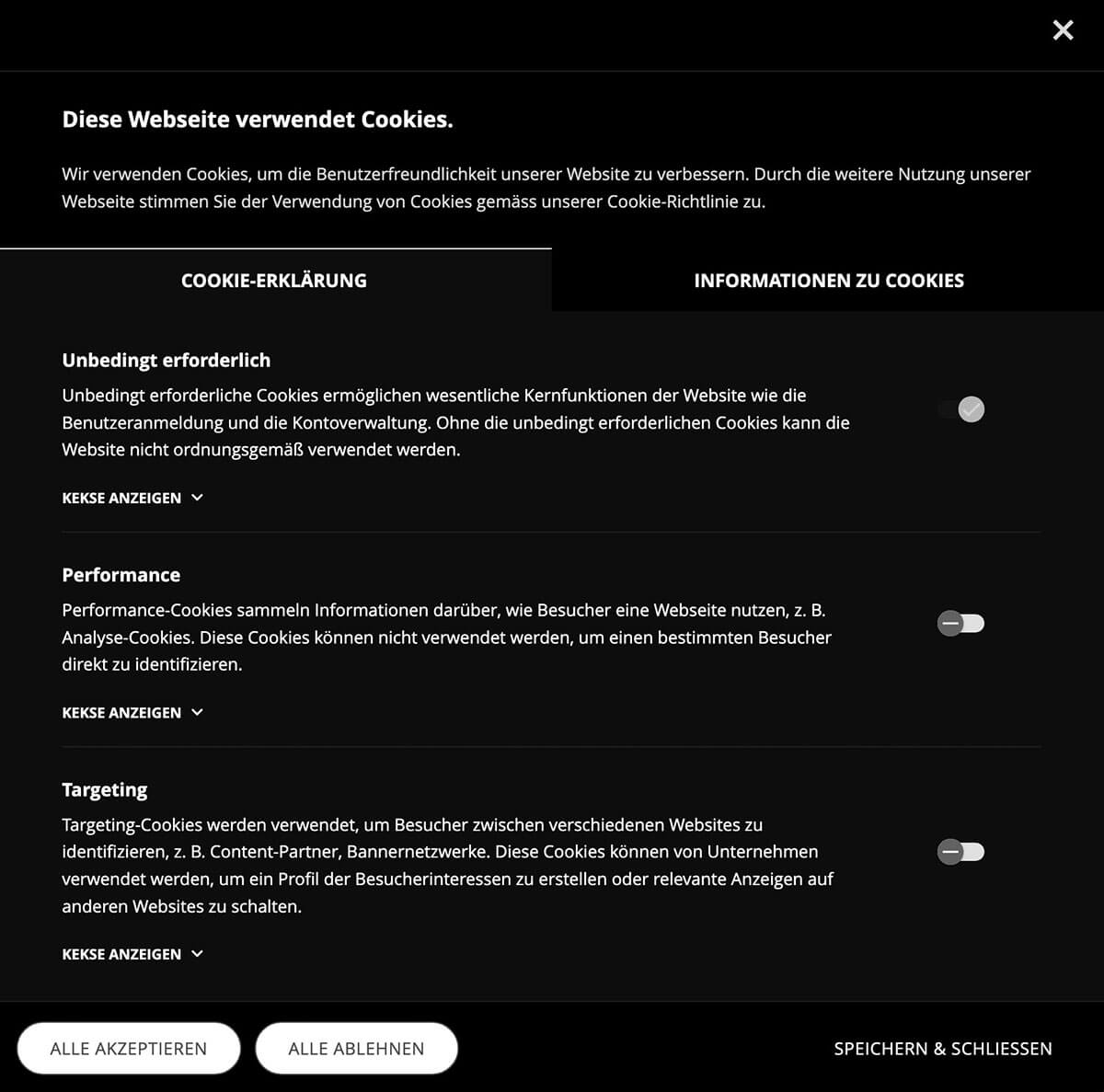 Necessary customisations for your website