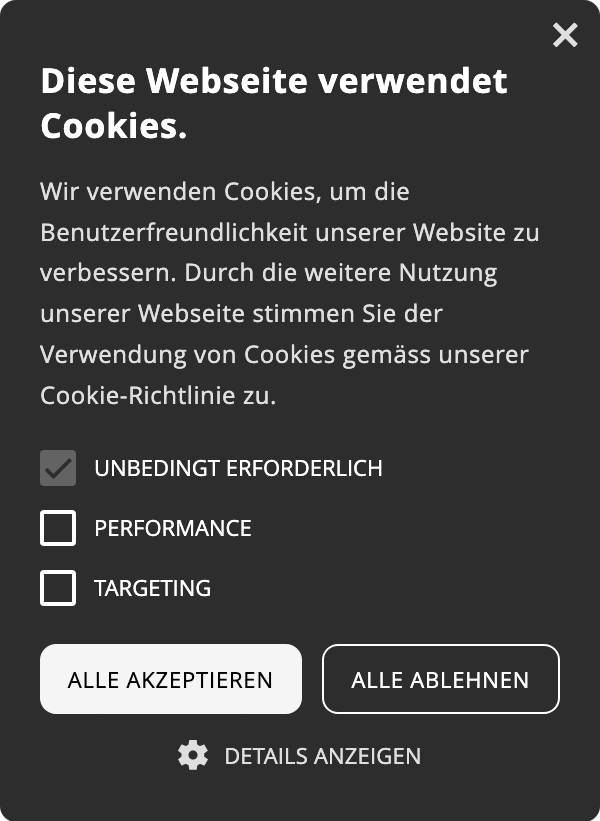 Necessary customisations for your website