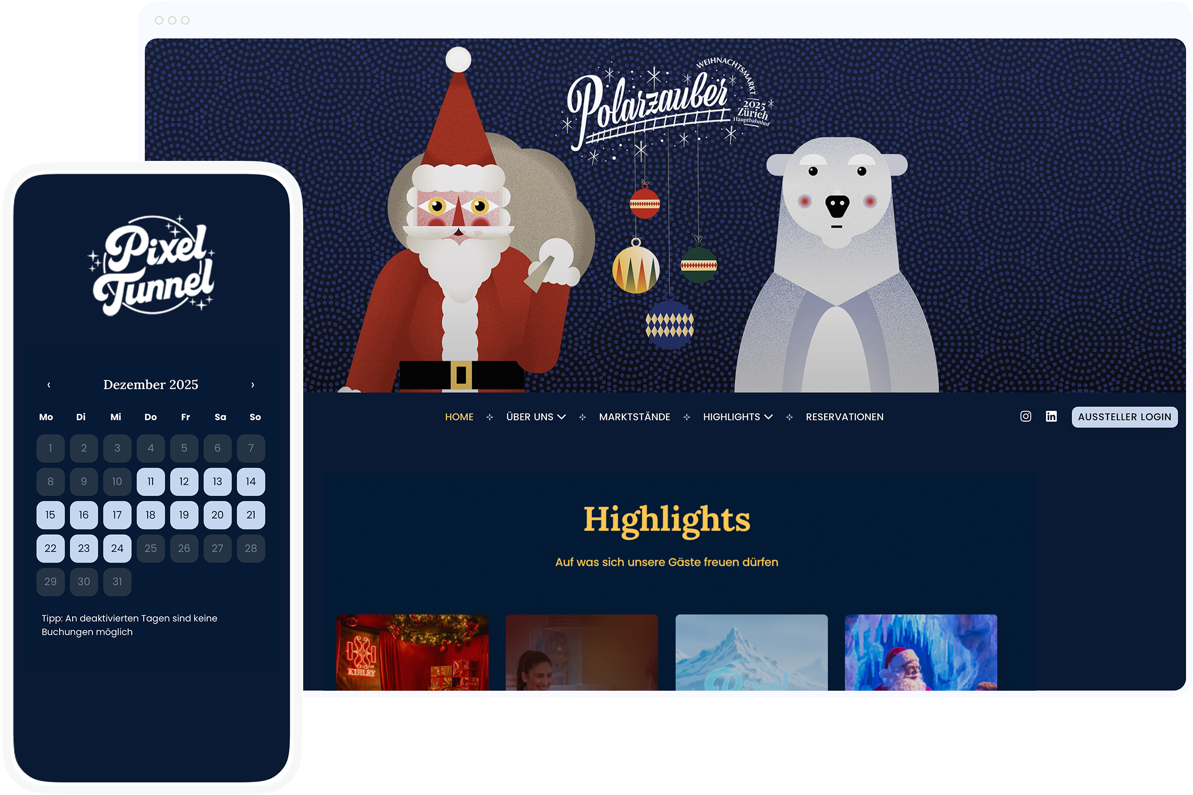 When the digital agency goes to the Christmas market